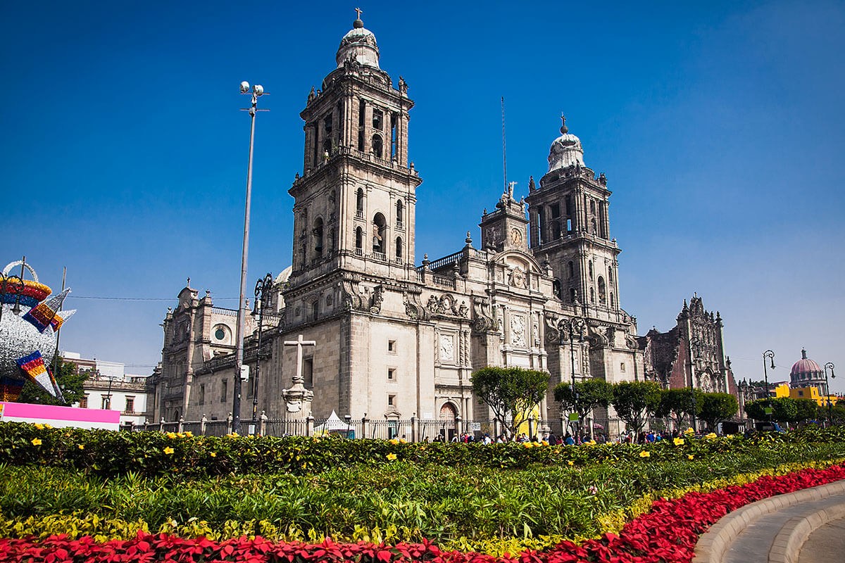 Zocalo - Plaza de la Constitution in Mexico City Zocalo - Plaza de la Constitution in Mexico City