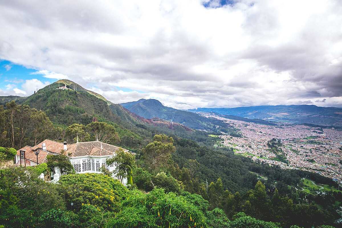 Cerro de Monteseratte in Bogota, Colombia Cerro de Monteseratte in Bogota, Colombia