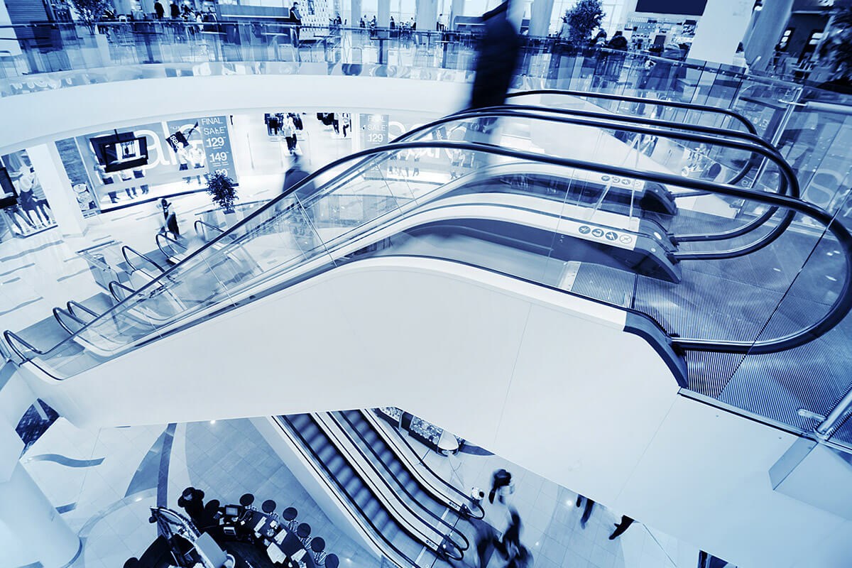 Image of a shopping center
