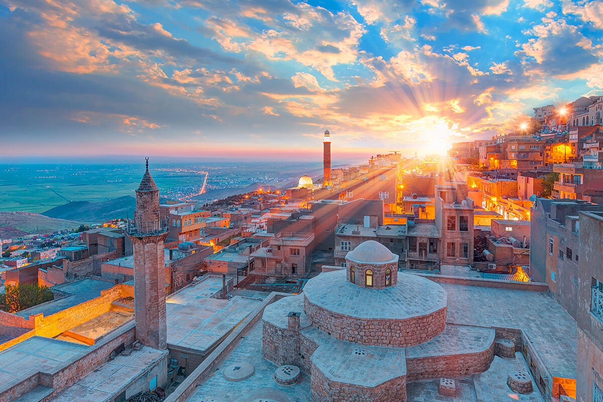 Mardin old town at sunset - Turkey Mardin old town at sunset - Turkey