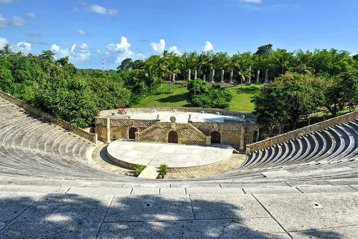 Amphitheater in village of Altos de Chavon - La Romana, Dominican Republic Amphitheater in village of Altos de Chavon - La Romana, Dominican Republic