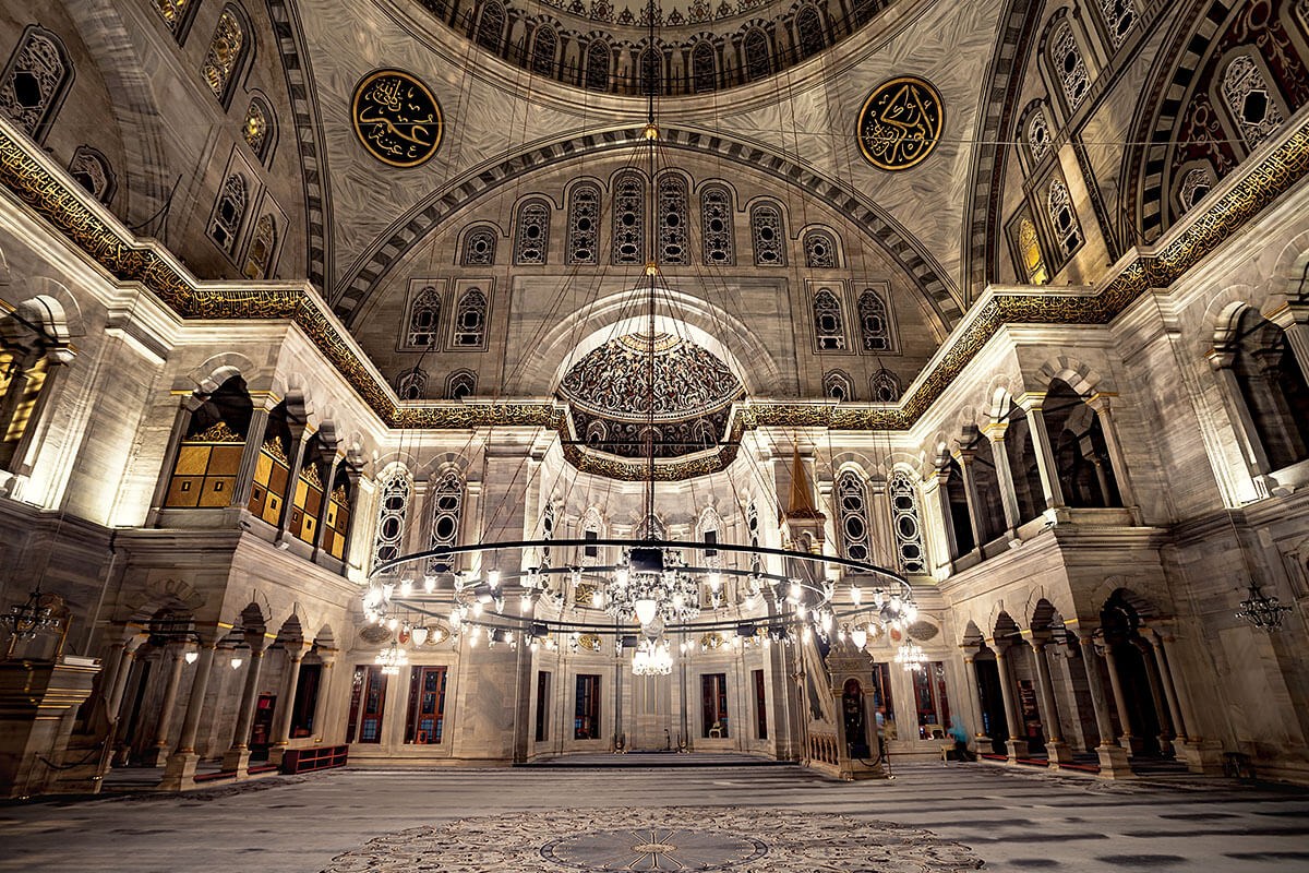 The Blue Mosque - historic mosque located in Istanbul, Turkey The Blue Mosque - historic mosque located in Istanbul, Turkey
