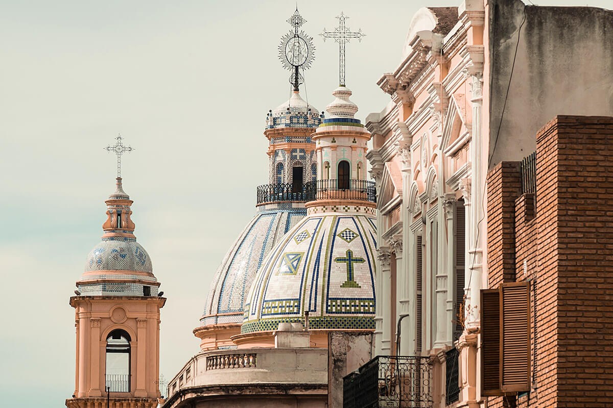 Landmark religious architecture Cordoba, Argentina