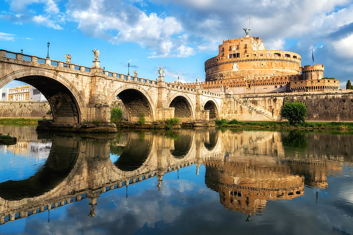 Castel Sant'Angelo - a tomb of the late Roman Emperor Hadrian, Rome Castel Sant'Angelo - a tomb of the late Roman Emperor Hadrian, Rome