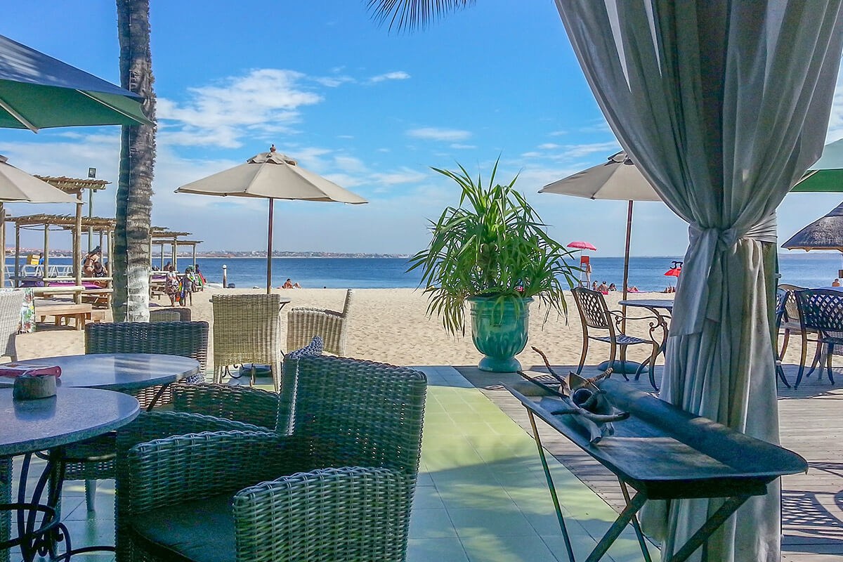 Image of a restaurant on the beach - Luanda, Capital of Angola