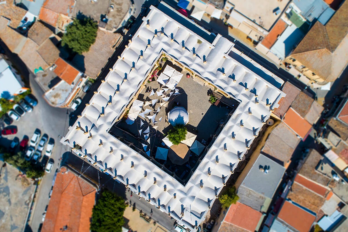 Büyük Han - panoramic view from above