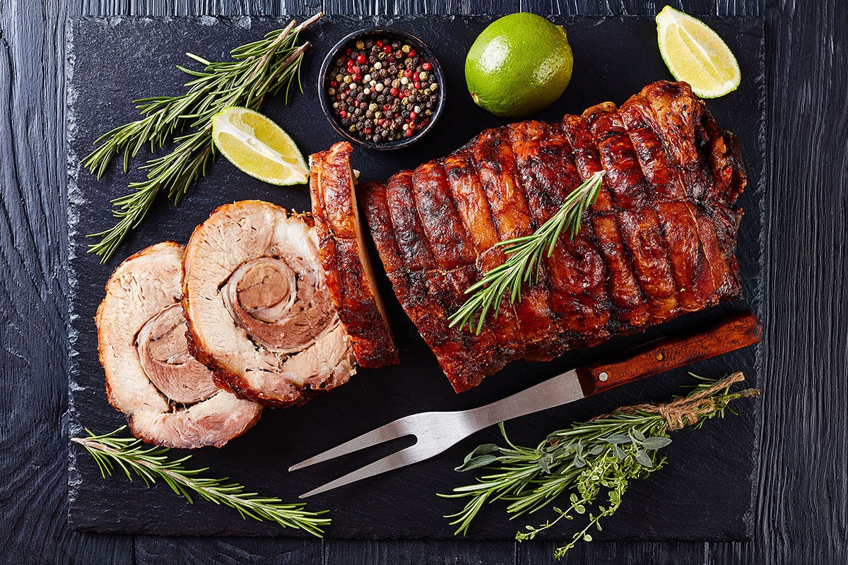 A specialty in Italy - Porchetta A specialty in Italy - Porchetta