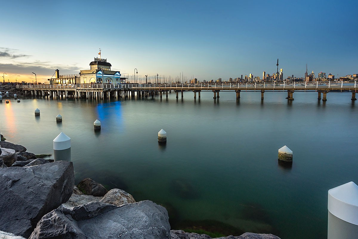 Picture of St Kilda Pier, Melbourne, Australia Picture of St Kilda Pier, Melbourne, Australia