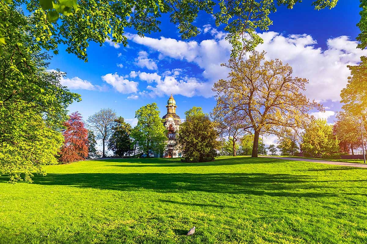 Letna Park is famous among residents and tourists Letna Park is famous among residents and tourists