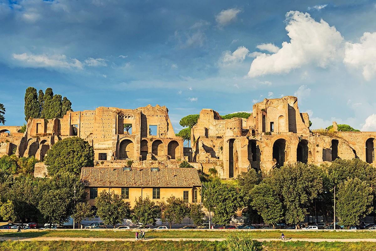 Famous building in Rome - Circus Maximus Famous building in Rome - Circus Maximus