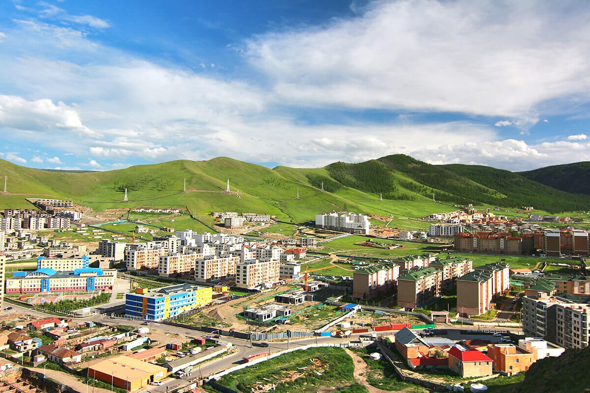 Green and beautiful mountain Ulan Bator in Mongolia Green and beautiful mountain Ulan Bator in Mongolia