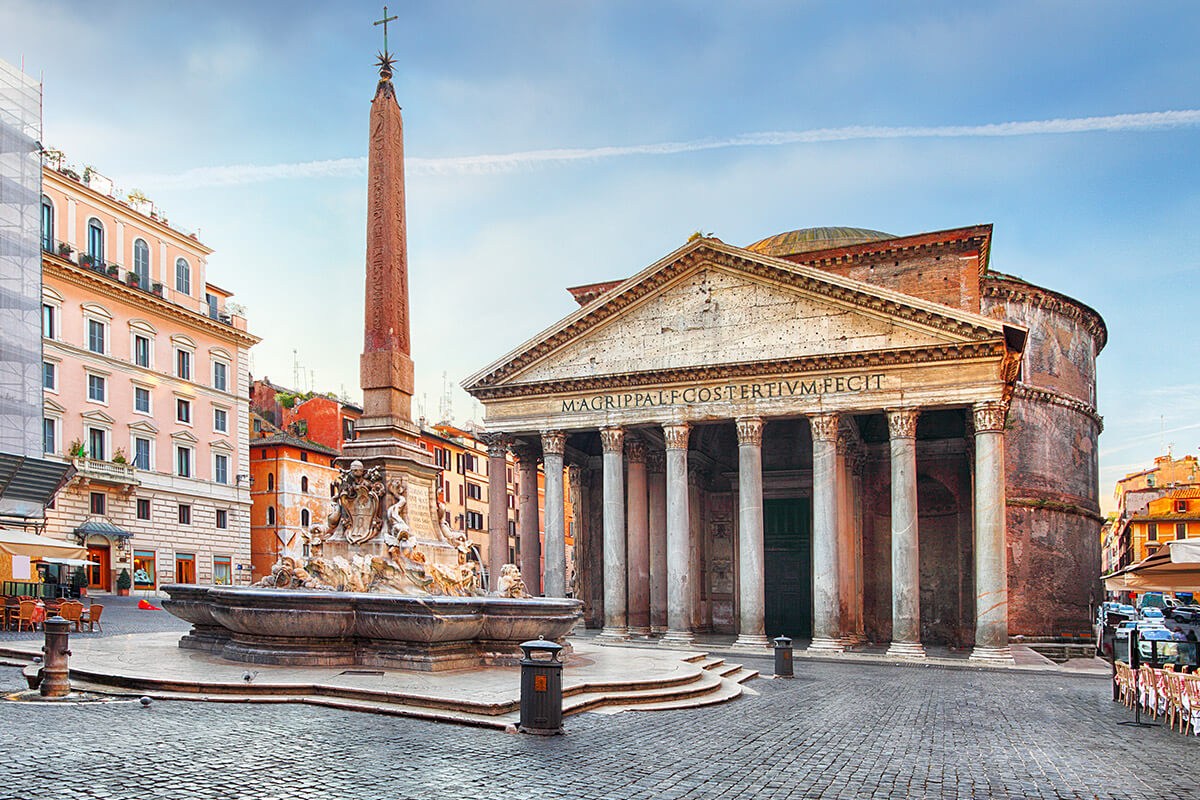 Image of Rome attractions Roman temple - Pantheon Image of Rome attractions Roman temple - Pantheon