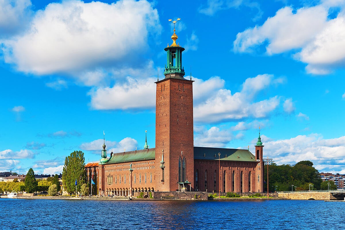 The City Hall - iconic building in Stockholm The City Hall - iconic building in Stockholm