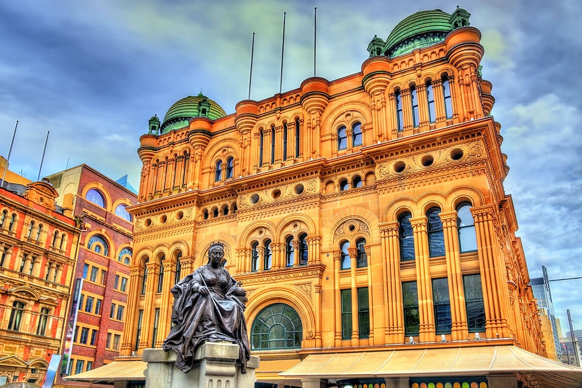 Image of Queen Victoria Building - famous historical building in Sydney Image of Queen Victoria Building - famous historical building in Sydney