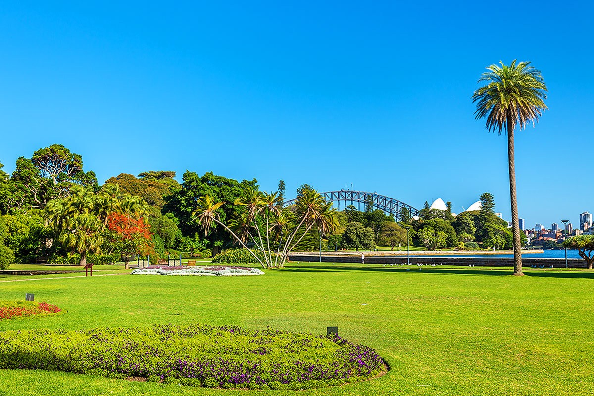 Royal Botanic Garden - a popular tourist attraction in Sydney, Australia Royal Botanic Garden - a popular tourist attraction in Sydney, Australia