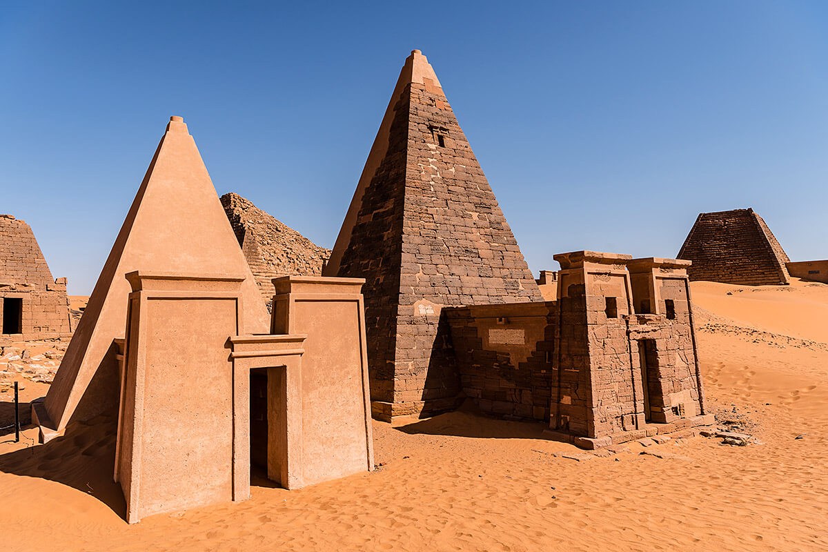 Image of Nubian Pyramids Image of Nubian Pyramids