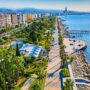 Beautiful view of the waterfront in Limassol, Cyprus