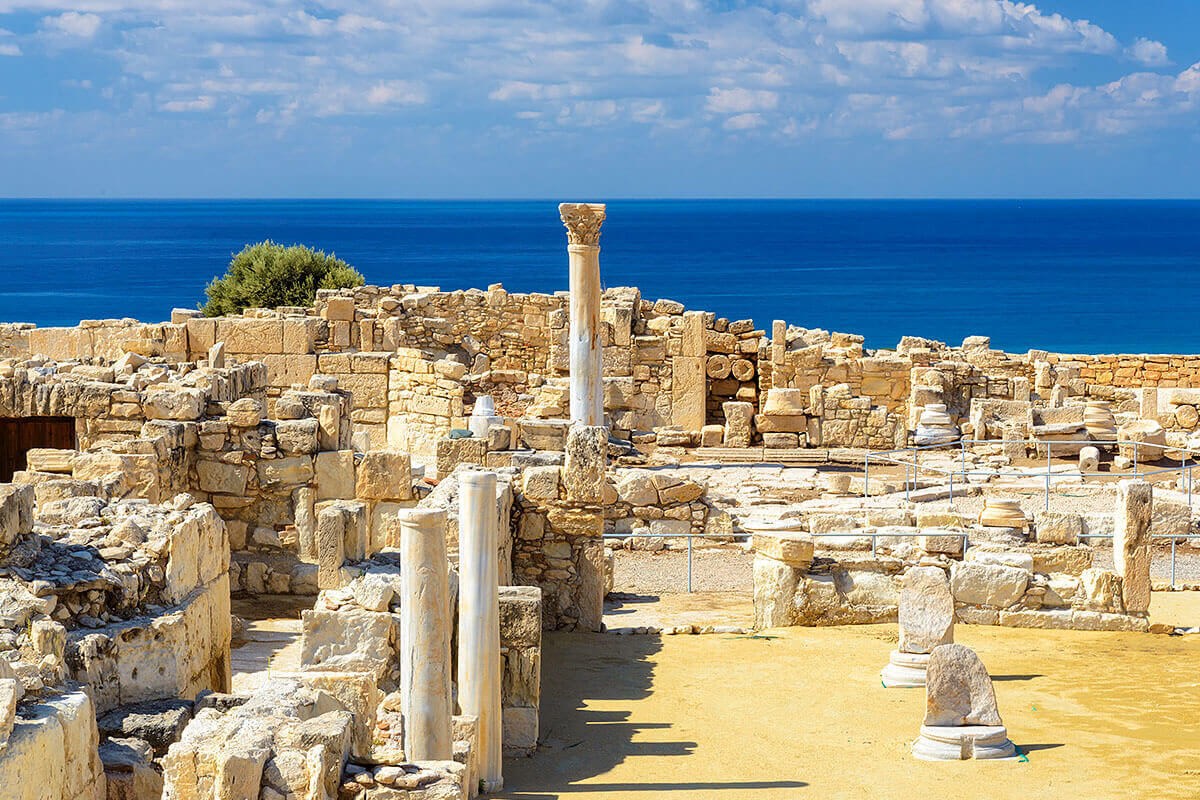 Image of the Kourion – a complex of ancient Roman and Byzantine ruins Image of the Kourion – a complex of ancient Roman and Byzantine ruins