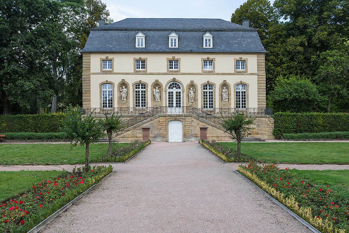 Image of a historic building in the village of Echternach, Luxembourg Image of a historic building in the village of Echternach, Luxembourg