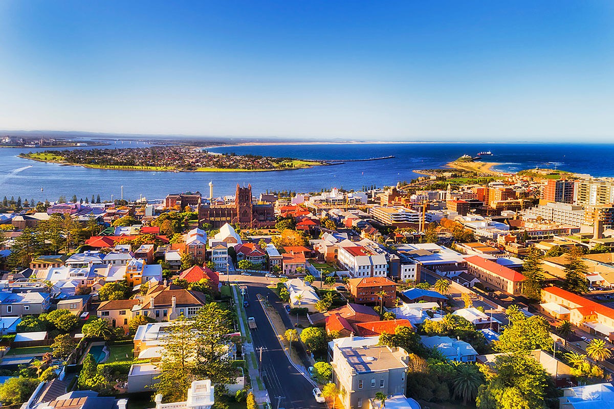 View of buildings and houses in Sydney