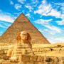 Great Sphinx and Pyramid, Cairo, Egypt
