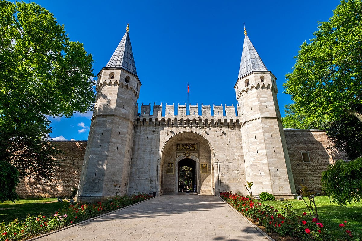 The image of sight of Topkapi Palace, Turkey The image of sight of Topkapi Palace, Turkey