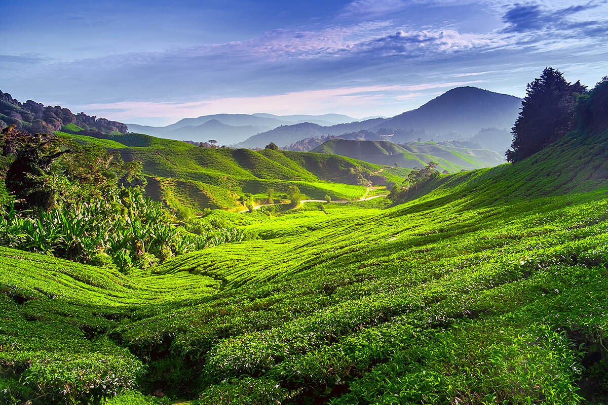 Panoramic views of the mountains in Asia Panoramic views of the mountains in Asia