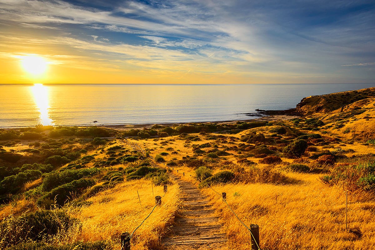 Waterfront at sunset, Australia