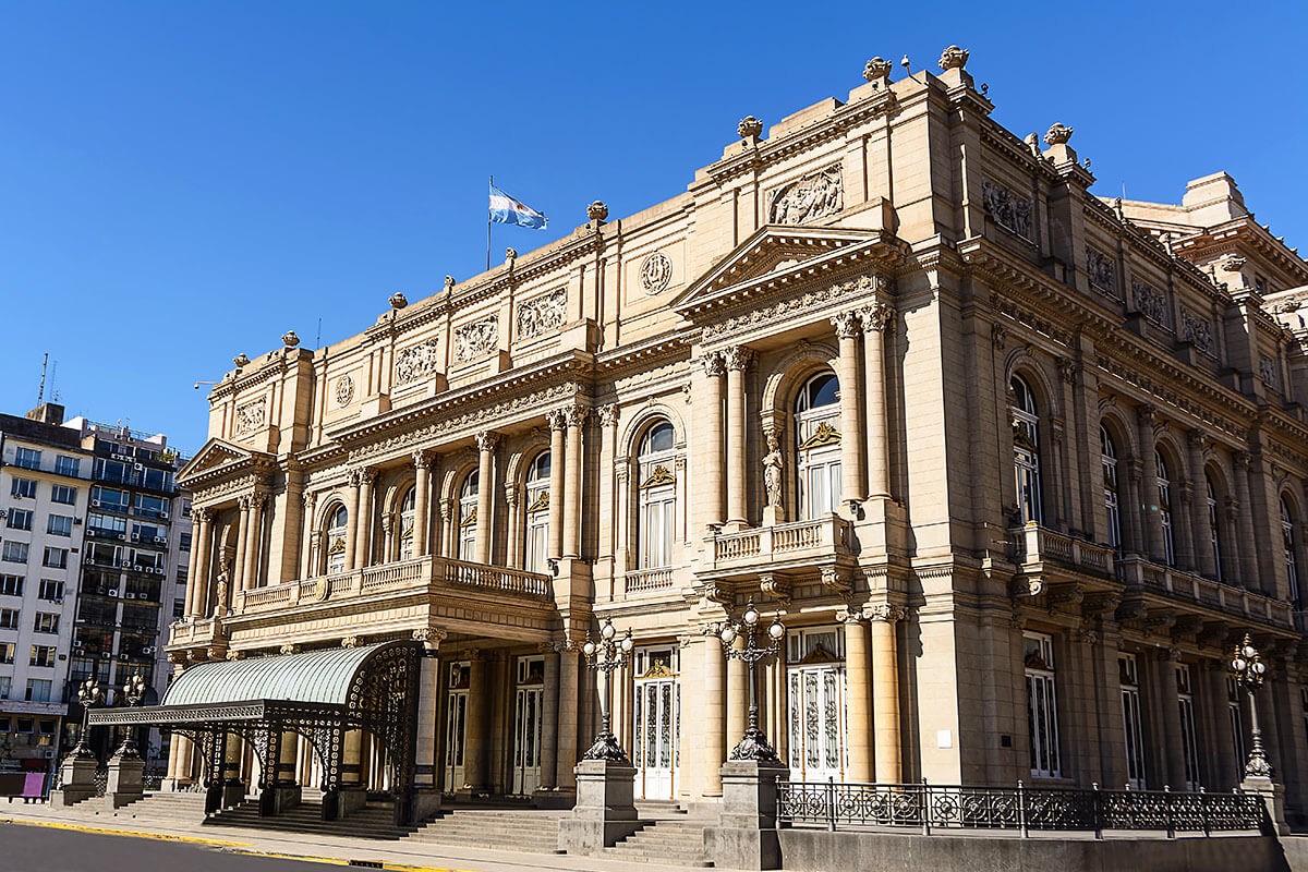 Teatro Colón - historical landmark and the main theater of the city, Buenos Aires, Argentina Teatro Colón - historical landmark and the main theater of the city, Buenos Aires, Argentina