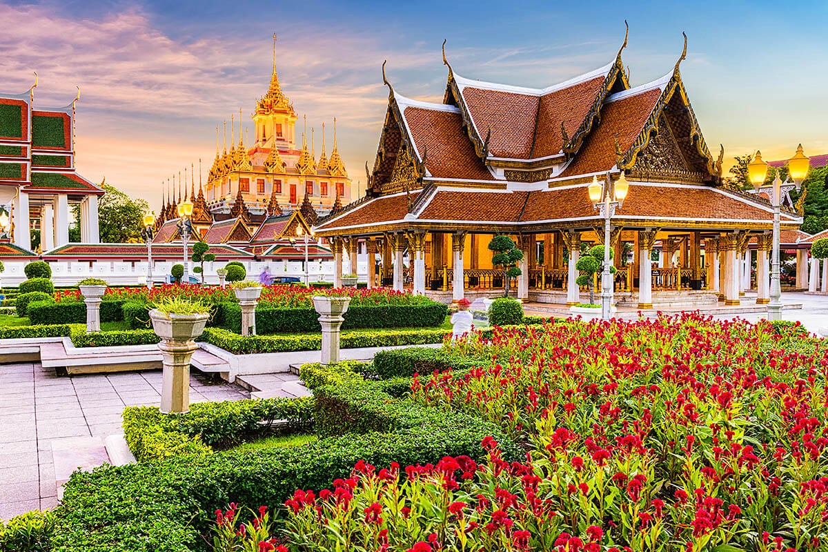 Wat Ratchanatdaram Temple in Bangkok, Asia Wat Ratchanatdaram Temple in Bangkok, Asia