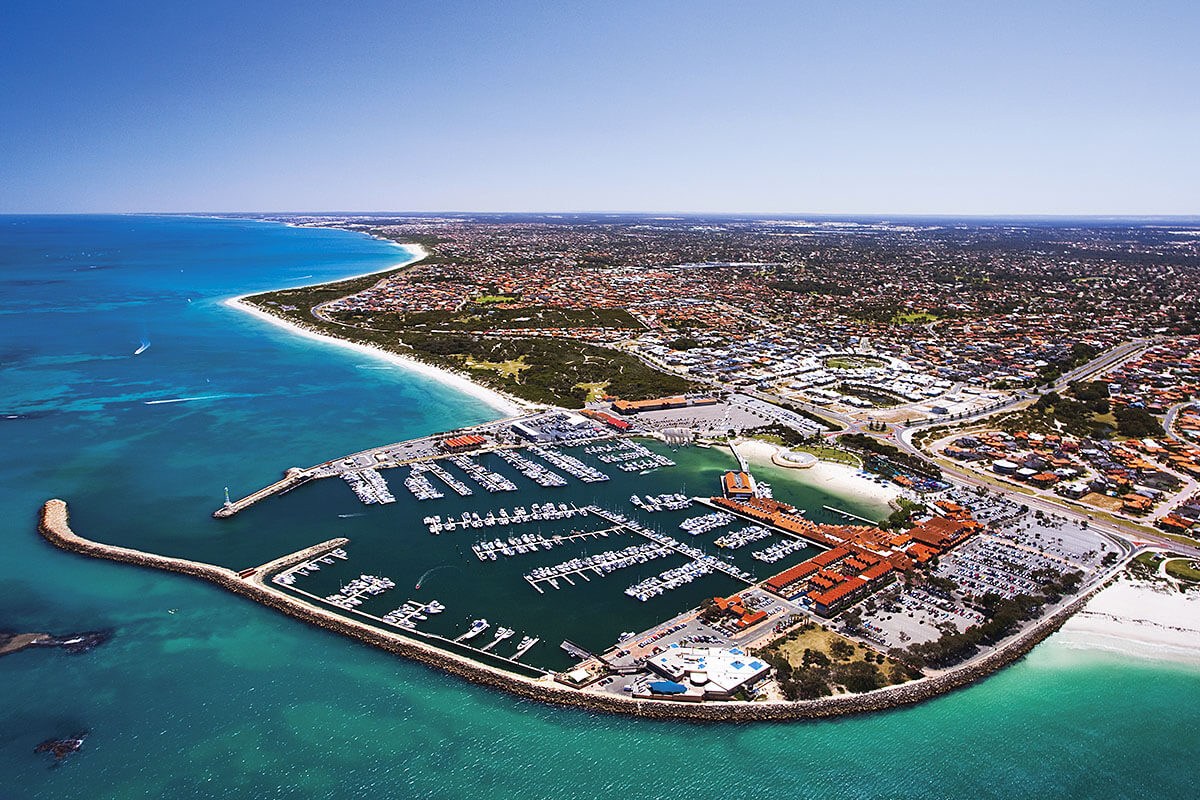 Amazing view of the city and port in Australia