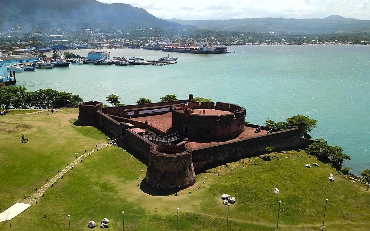 View of La Fortaleza de San Felipe, Puerto Plata, Dominican Republic
