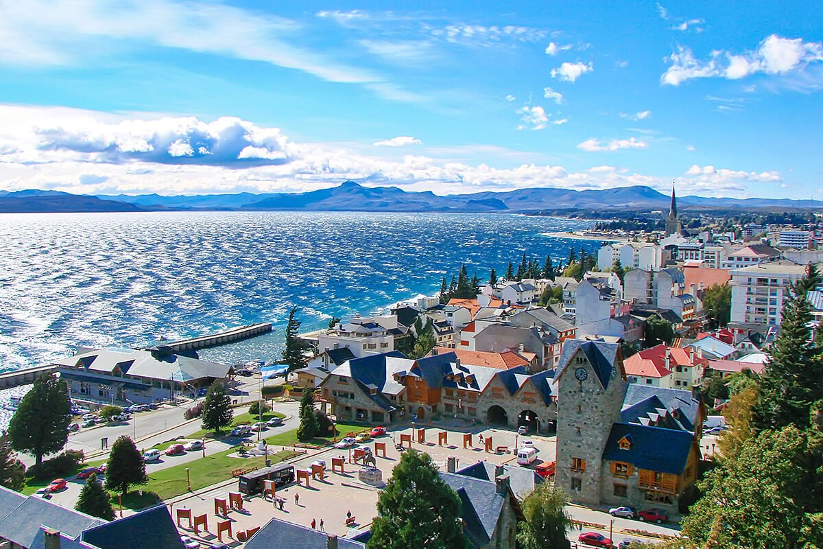 Panoramic view of the city San Carlos de Bariloche