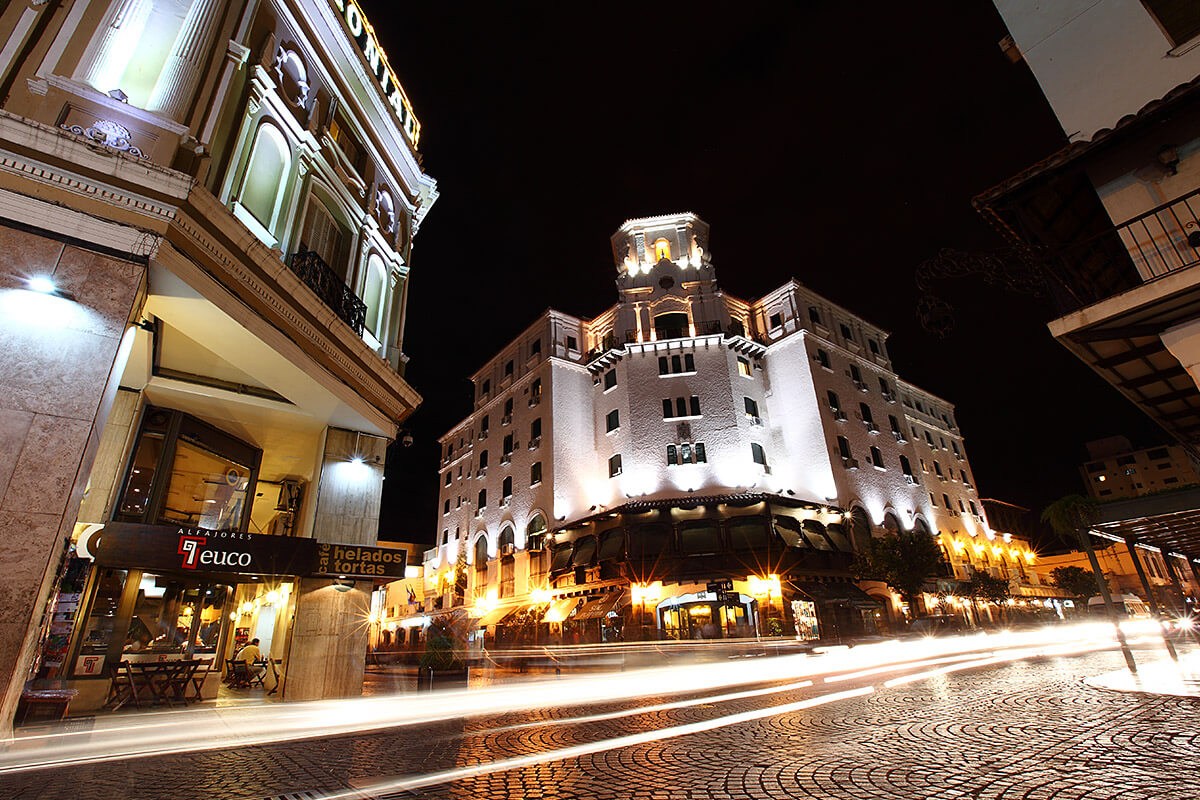 Image of the night city of Salta Image of the night city of Salta