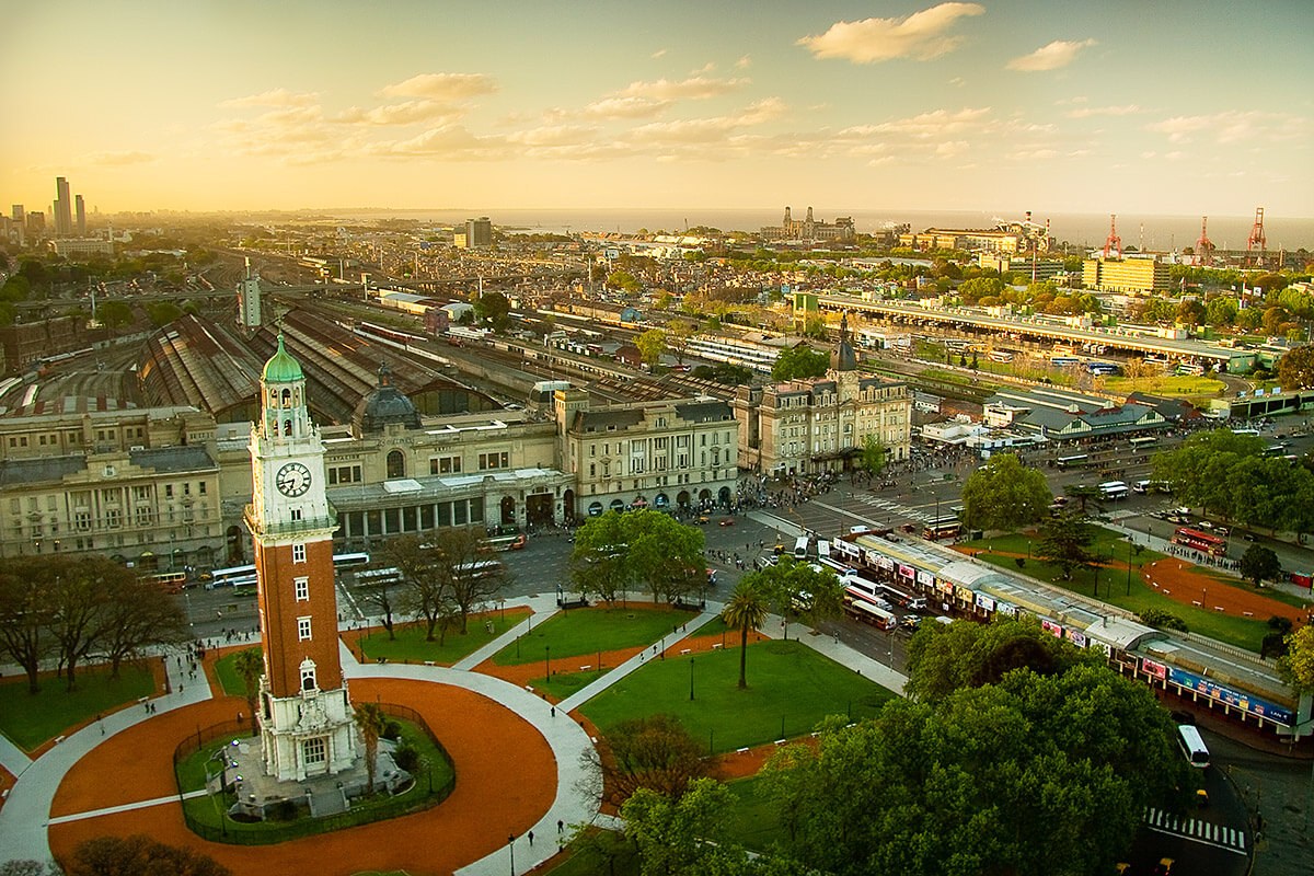 Panoramic view of the city Buenos Aires