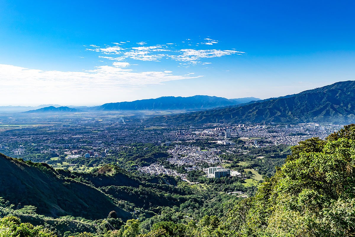 Aerial view of the city of Ibague, Colombia Aerial view of the city of Ibague, Colombia
