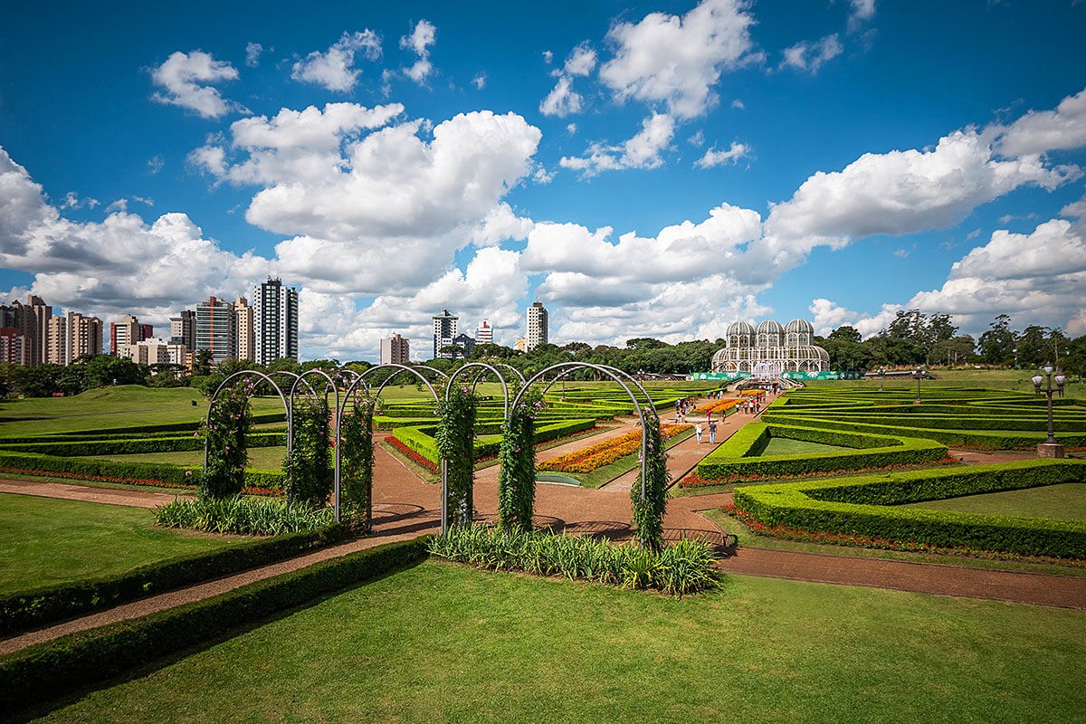 Image of the Botanical garden in Curitiba, Brazil Image of the Botanical garden in Curitiba, Brazil