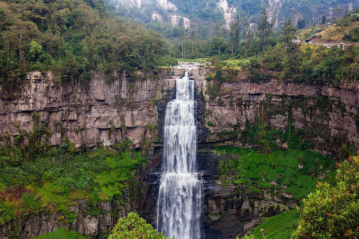 Image of the famous waterfall in Soacha, Colombia Image of the famous waterfall in Soacha, Colombia