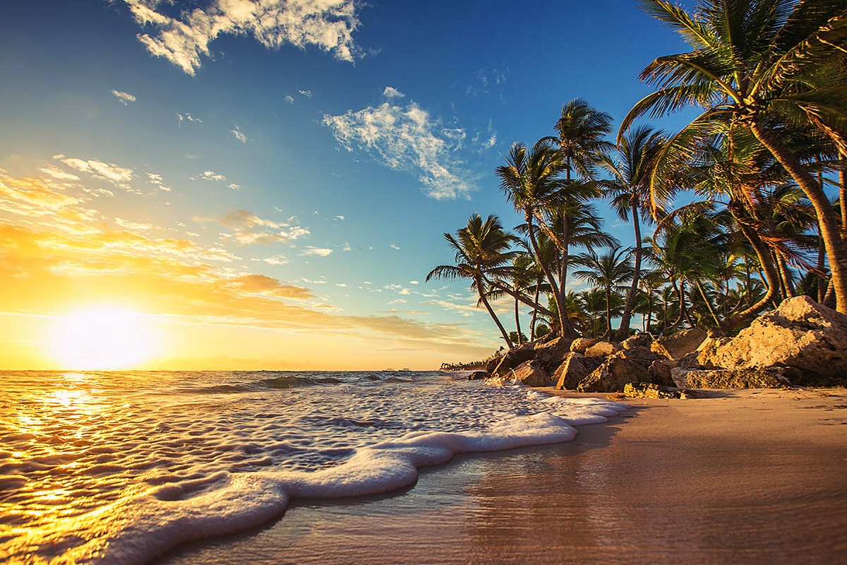 Superb sunset in Punta Cana Superb sunset in Punta Cana
