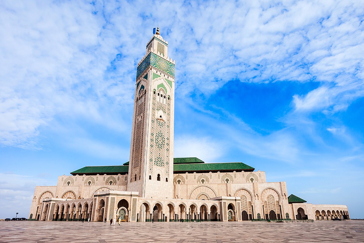 Image of Hassan II Mosque in Casablanca, Morocco Image of Hassan II Mosque in Casablanca, Morocco