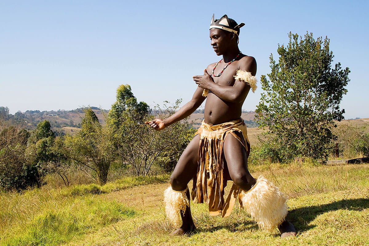 Image of African man from the tribe Image of African man from the tribe