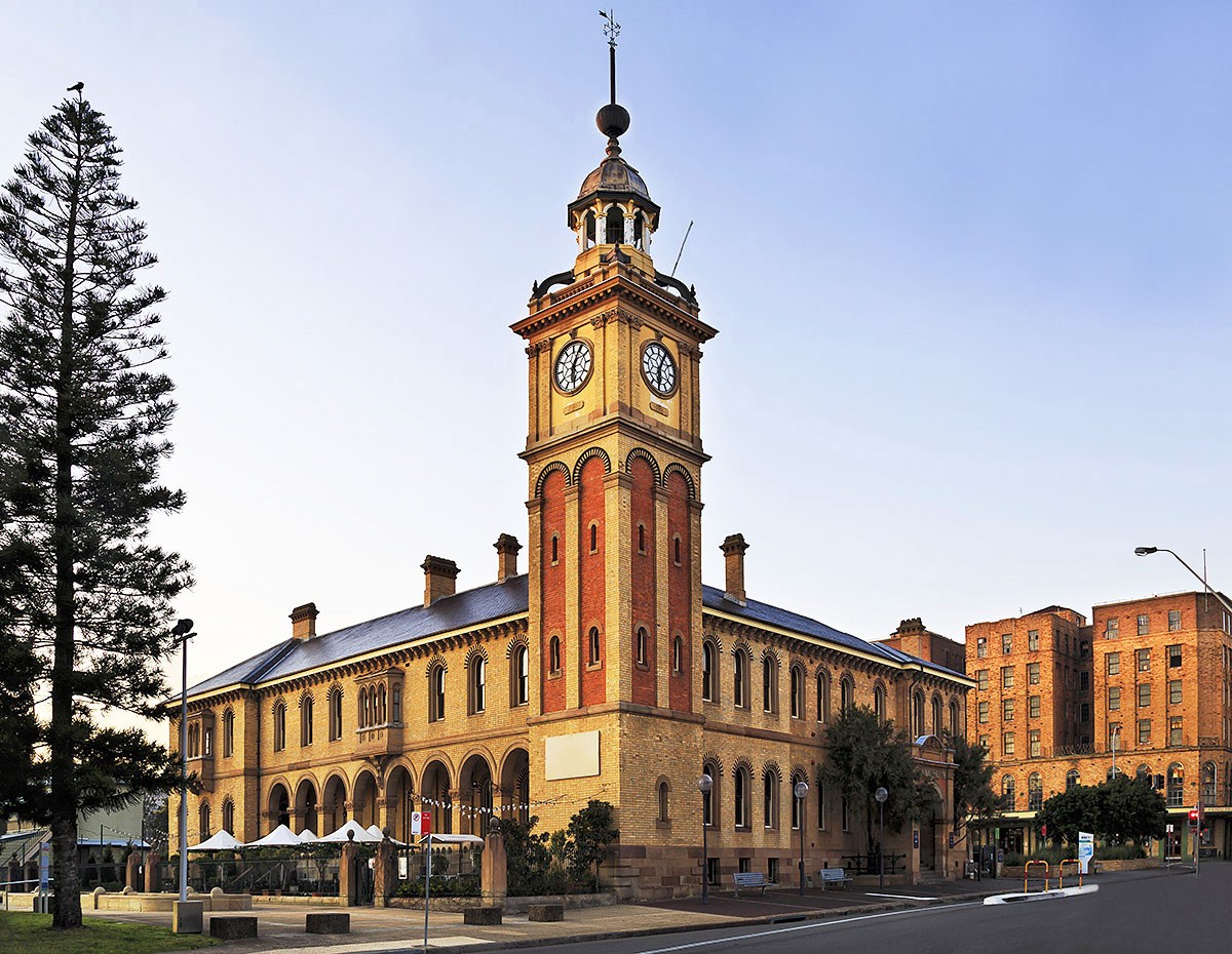Image of a historic building in Newcastle, Australia