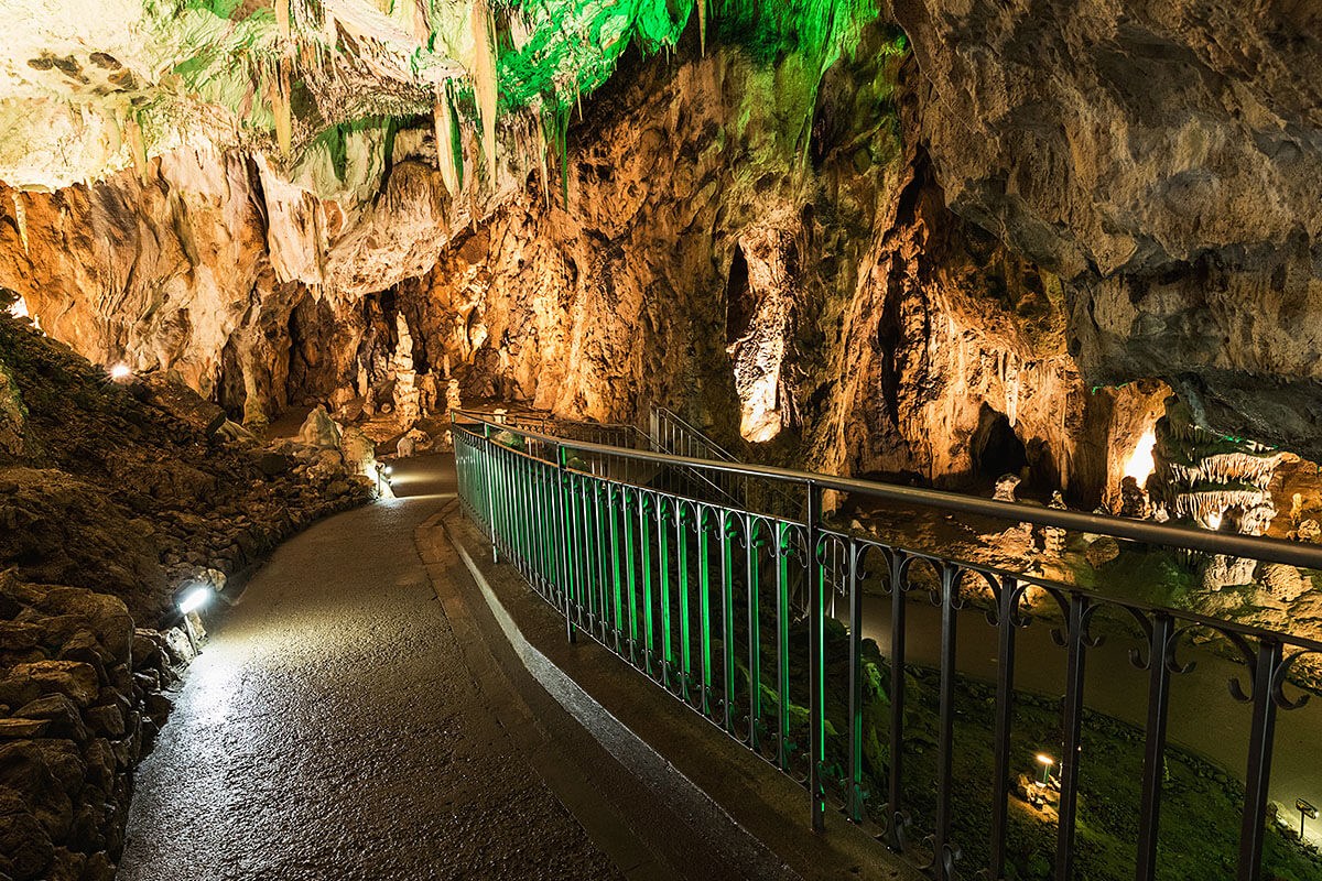 Image of Moravian Karst it is a famous and large cave complex, Brno, Czech Republic Image of Moravian Karst it is a famous and large cave complex, Brno, Czech Republic