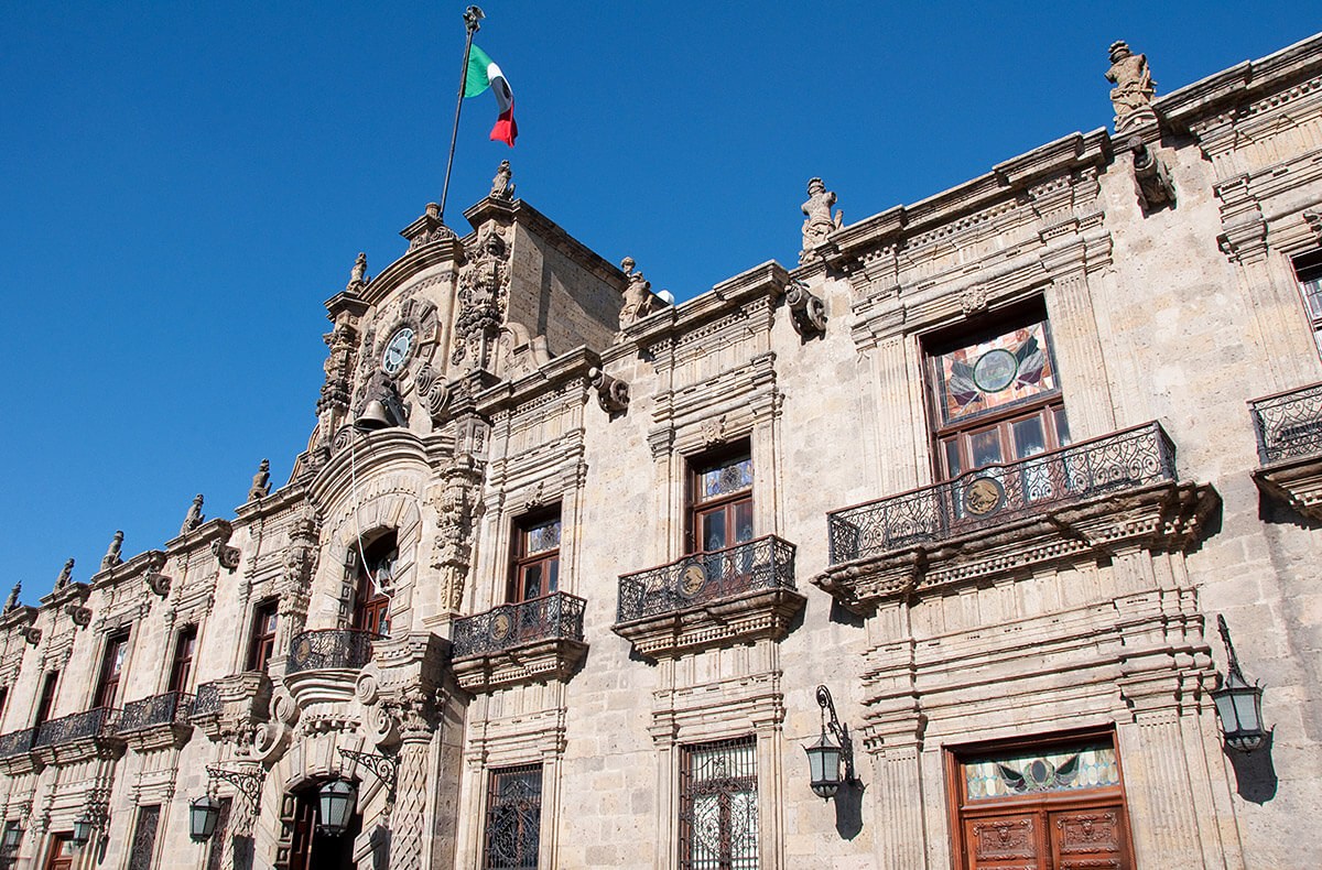 View of the Government Palace, Guadalajara, Mexico