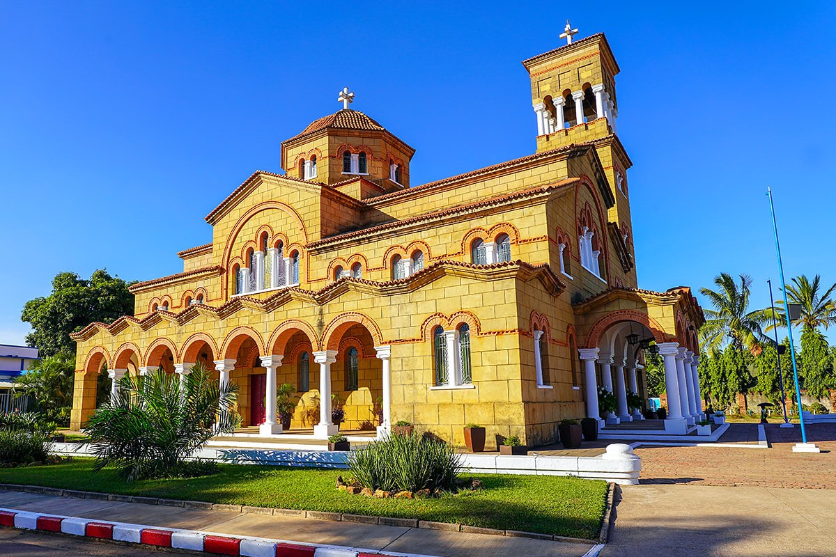 Image of the Catholic Church in Lubumbashi, Republic of the Congo Image of the Catholic Church in Lubumbashi, Republic of the Congo