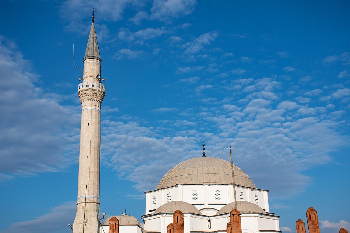 View of the landmark Hisar Mosque, Izmir, Turkey View of the landmark Hisar Mosque, Izmir, Turkey