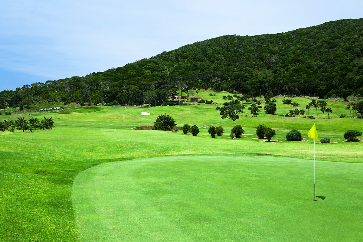 Image of a golf course on Lord Howe Island, Australia