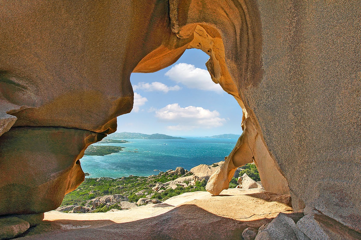 View from Bear Rock, Sardinia, Italy View from Bear Rock, Sardinia, Italy
