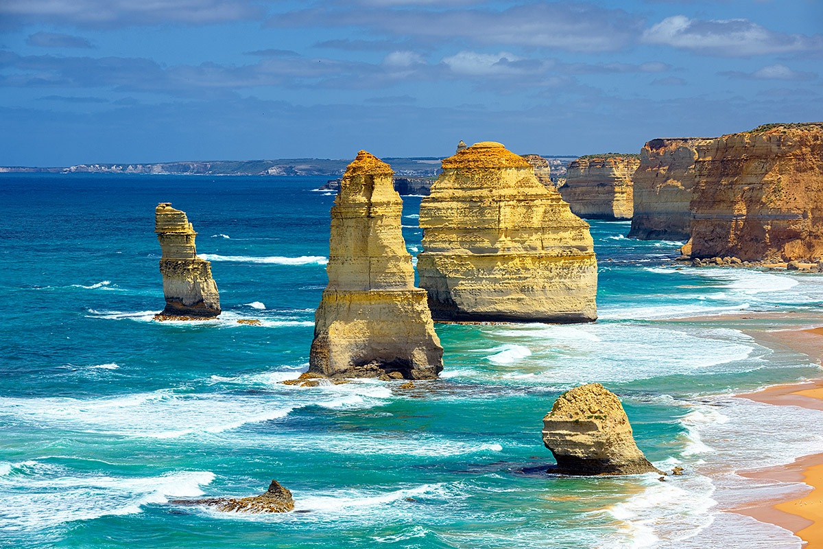 Image of natural landmark The Twelve Apostles, Australia Image of natural landmark The Twelve Apostles, Australia