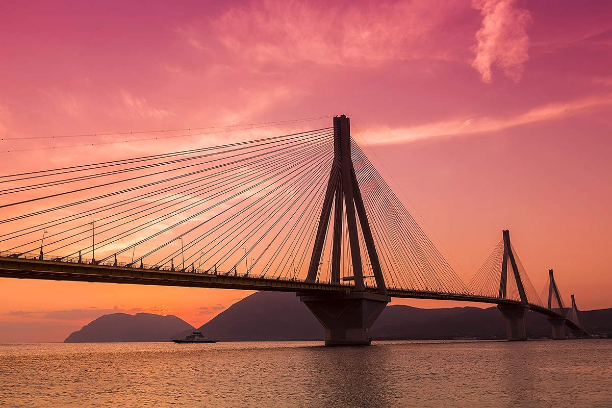 Image of the Rion-Antirion Bridge, Greece Image of the Rion-Antirion Bridge, Greece